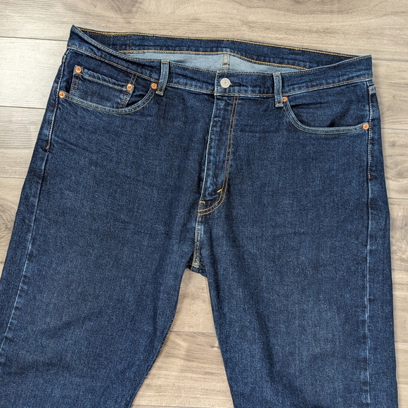 Levi's 505 Dark Blue Size 40 Jeans - Picture 3 of 11